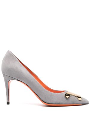 Grey 2024 suede pumps