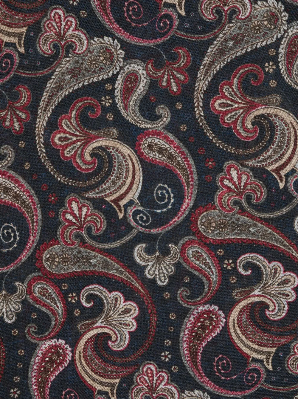 Kiton écharpe frangée à motif cachemire | Image 2