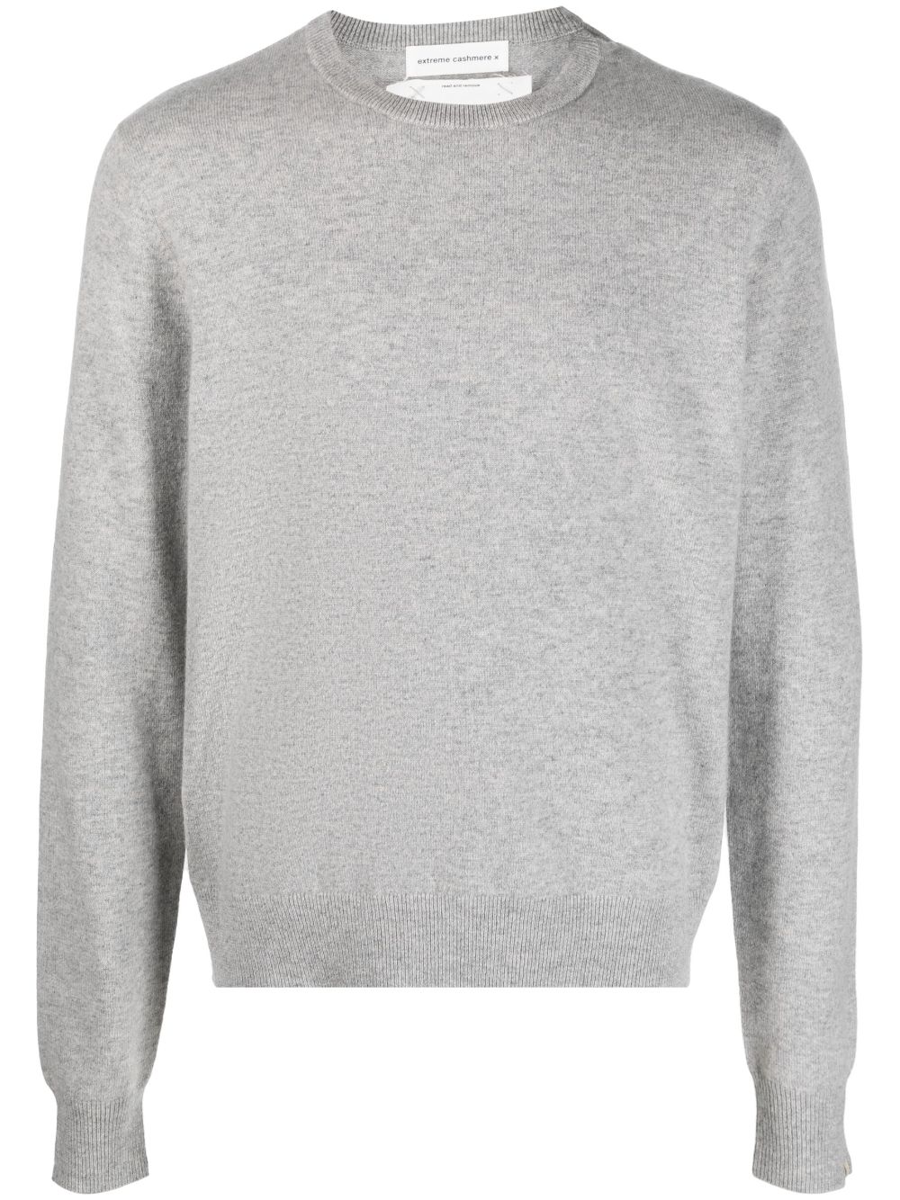 Extreme Cashmere N36 Long-sleeved Knitted Jumper In Grey