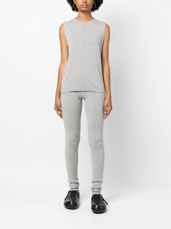 Ribbed Leggings with Cashmere