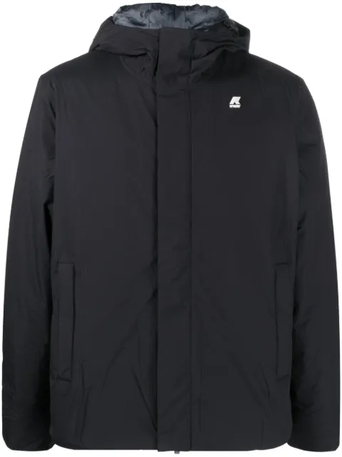 K-Way logo-patch padded-design jacket 