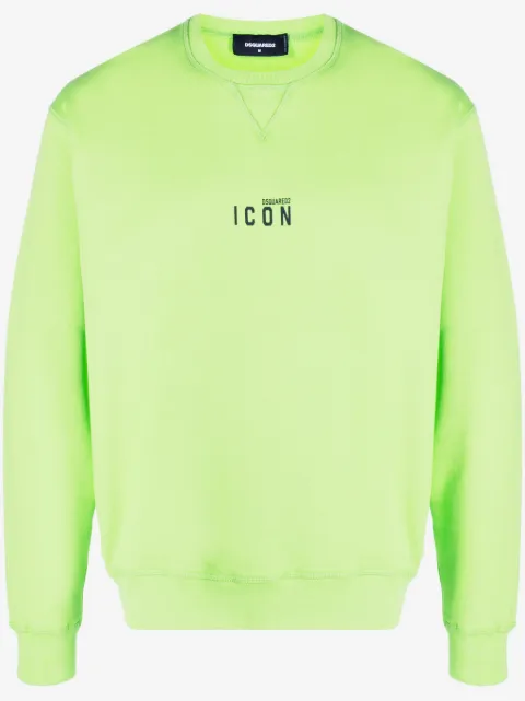 DSQUARED2 logo-print cotton sweatshirt