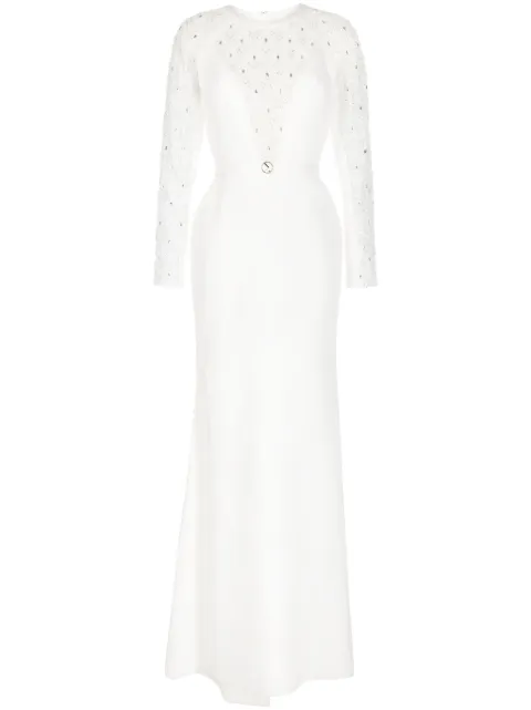 Saiid Kobeisy bead-embellished maxi dress