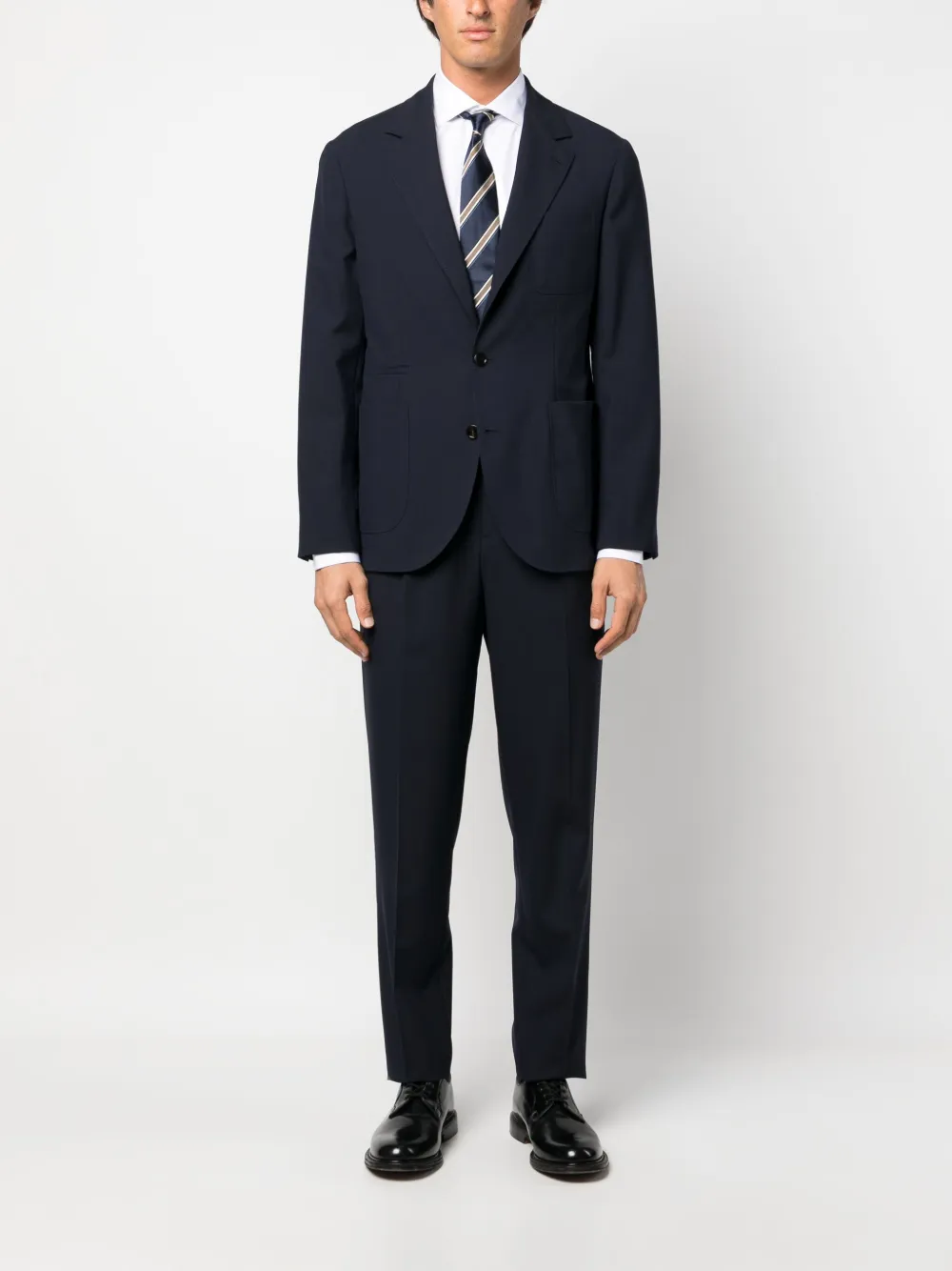 Canali Katoenen overhemd - Wit