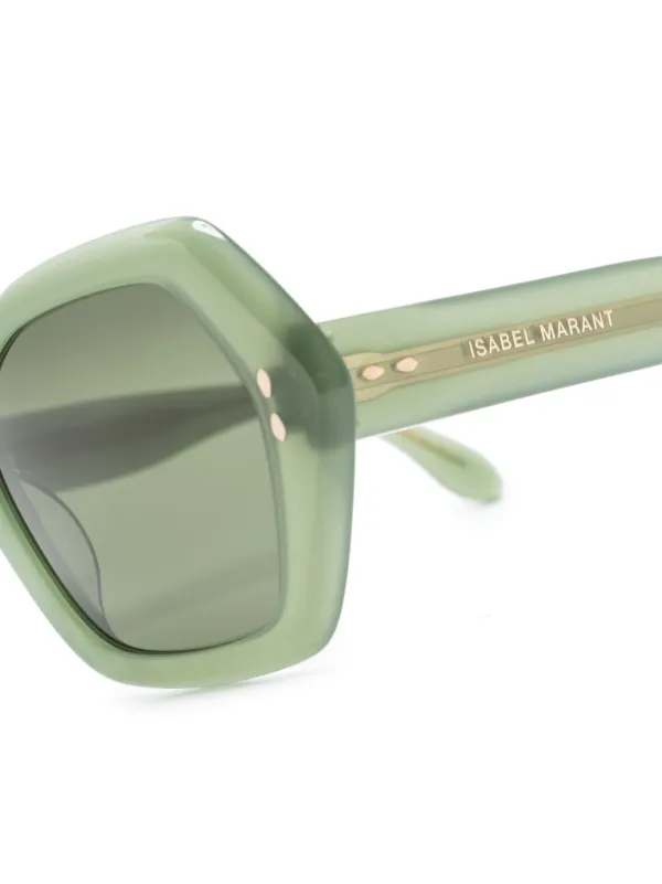 サングラス Isabel Marant IM0107GS Square Sunglasses Black Isabel Marant IM 0107/G/S 807 IR Sunglasses Black - eye-oo.com