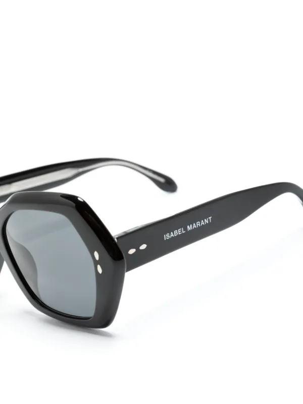 サングラス Isabel Marant IM0107GS Square Sunglasses Black Isabel Marant Eyewear IM0107GS Geometric Sunglasses | Black