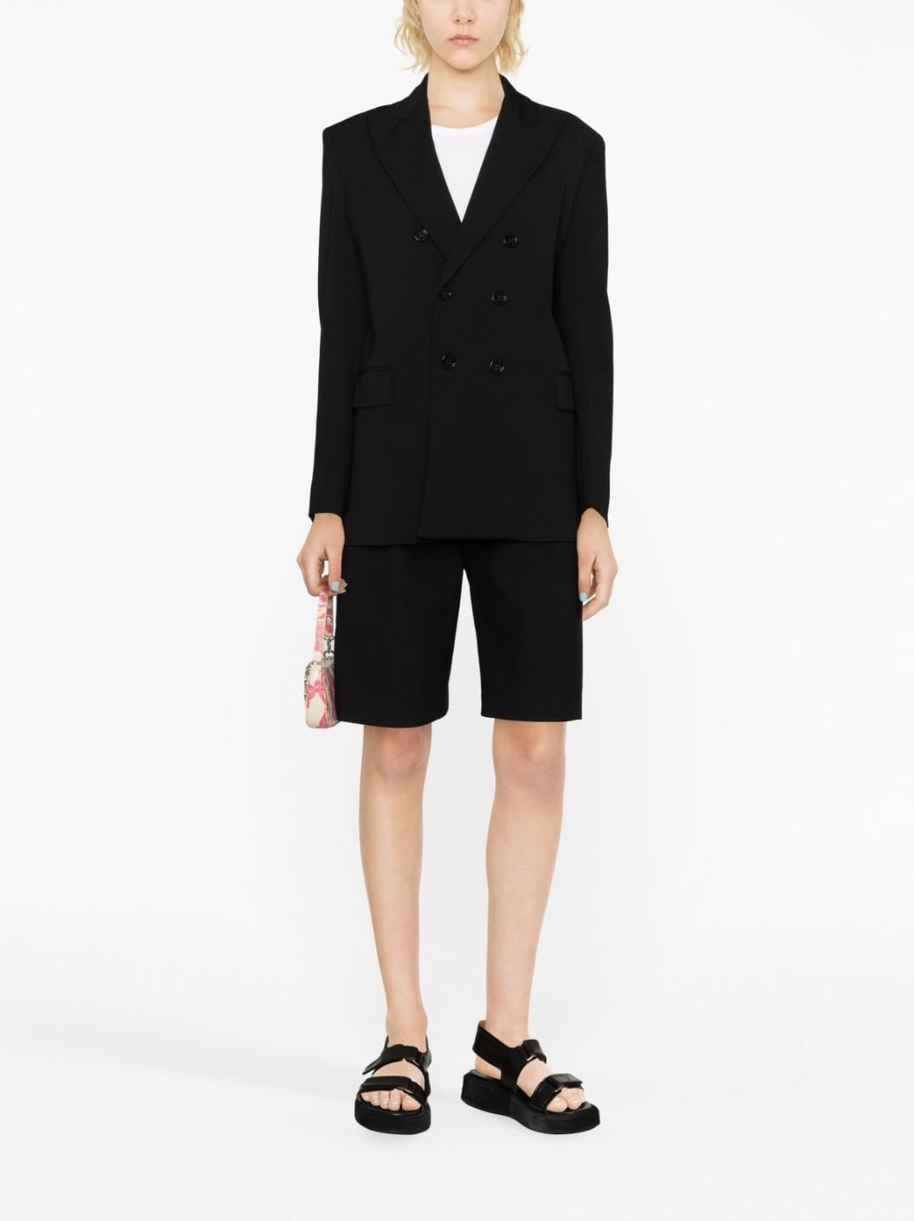 RED Valentino Blazer met dubbele rij knopen - Zwart