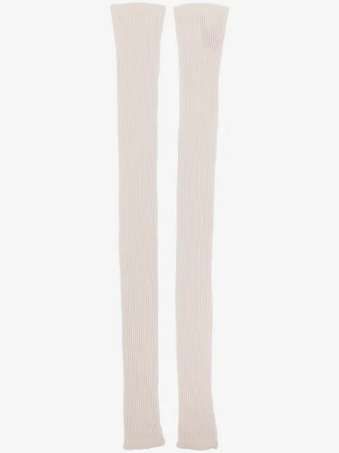 Cashmere In Love Lottie ribbed-knit leg warmers