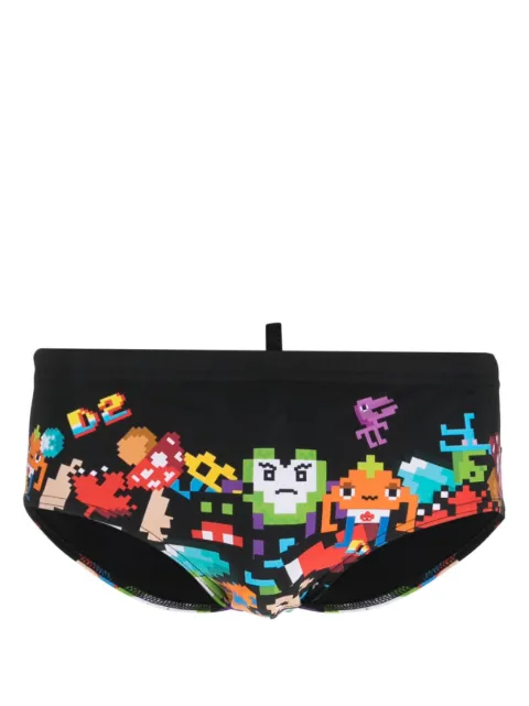 DSQUARED2 x Pac-Man logo-print briefs