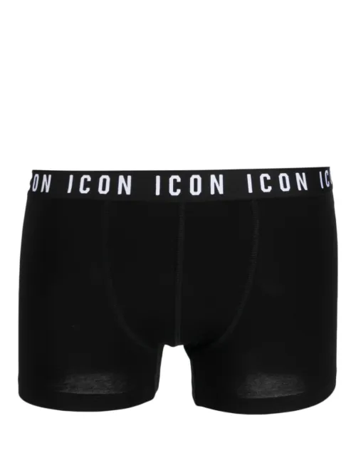 Boxers en coton stretch à bande logo - DSQUARED2 - Modalova