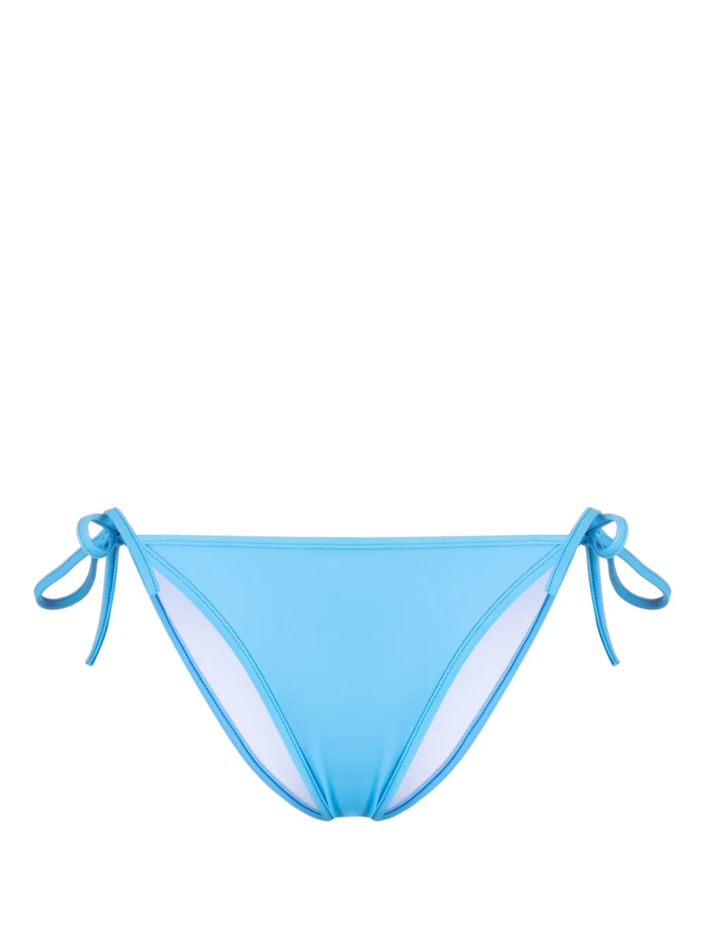 Shop Dsquared2 Technicolor Logo-print Bikini Bottoms In Blau