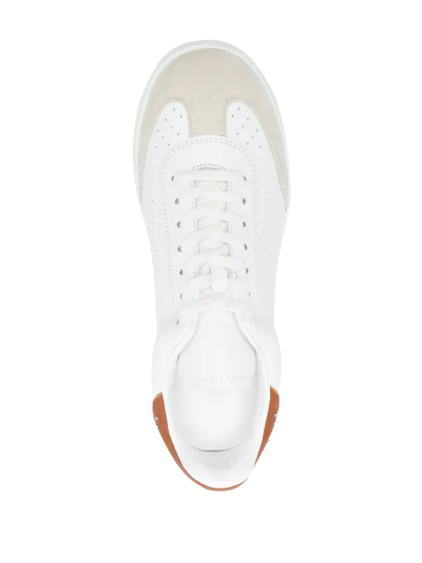 ISABEL MARANT Bryce Leather Sneakers | White | FARFETCH