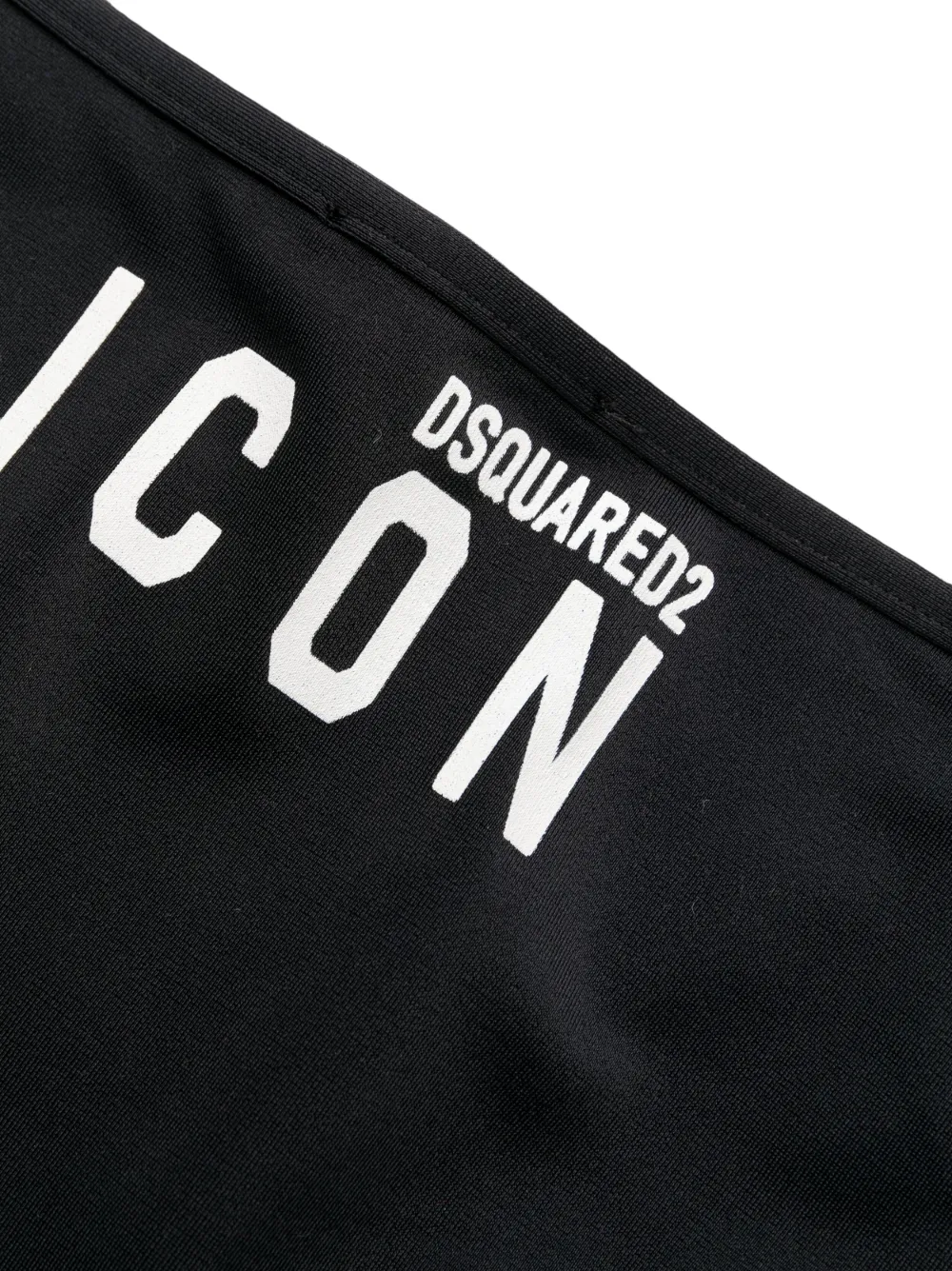 Shop Dsquared2 Be Icon Bikini Bottoms In Black