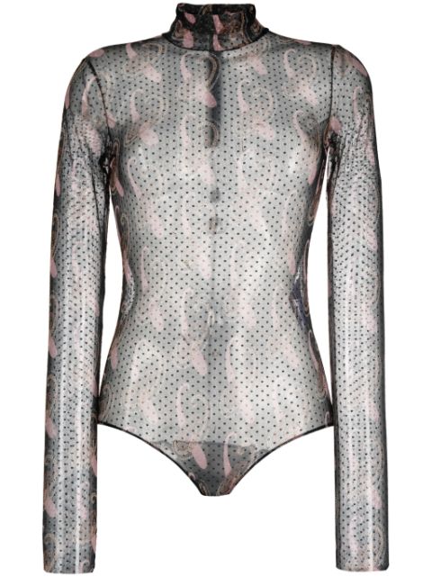 ETRO paisley-print bodysuit Women