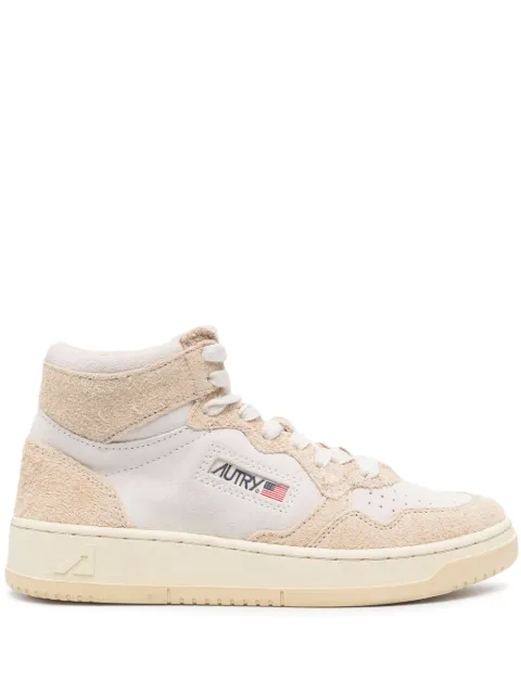 Autry panelled leather high-top sneakers
