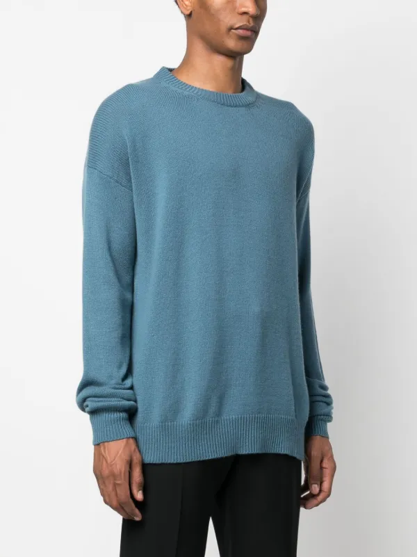 Jil Sander crew-neck Cashmere Jumper | Blue | FARFETCH AZ