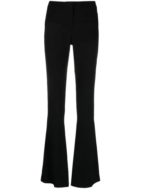 Blumarine pantalones stretch con diseño acampanado