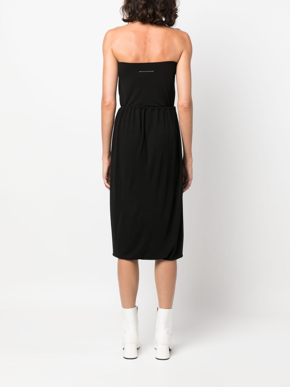 MM6 Maison Margiela layered-effect strapless dress Women