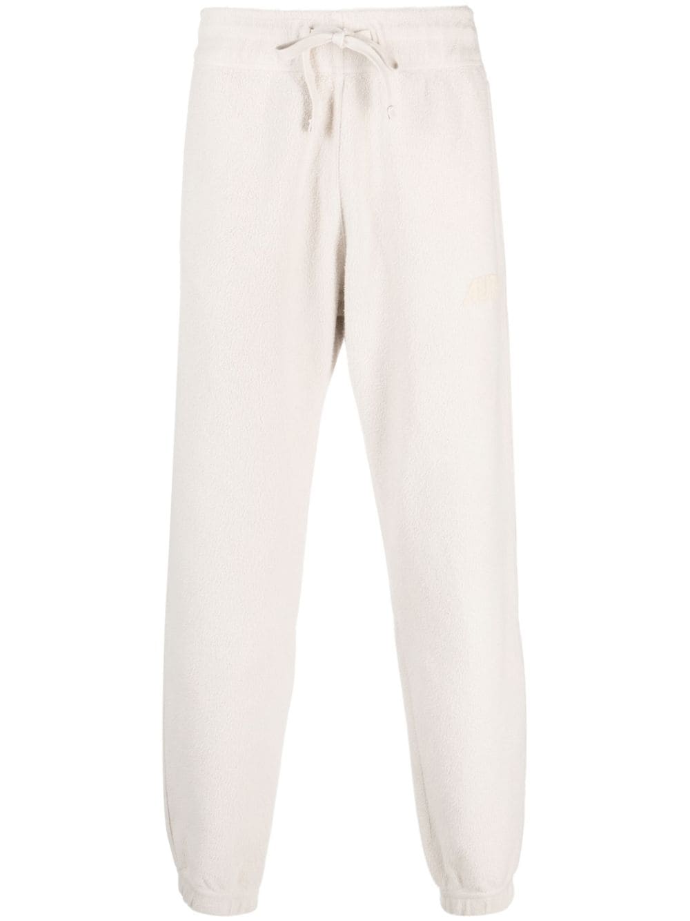 brushed-effect cotton track pant