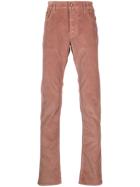 Jacob Cohën mid-rise slim-fit corduroy trousers