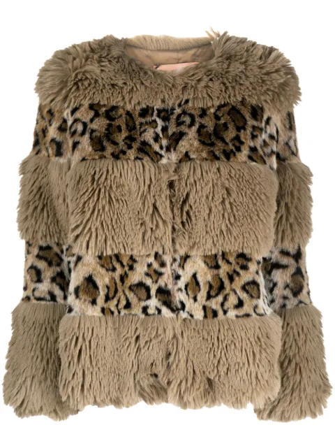 TWINSET chamarra con animal print