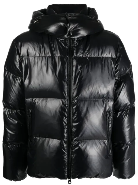 Duvetica logo-patch padded jacket