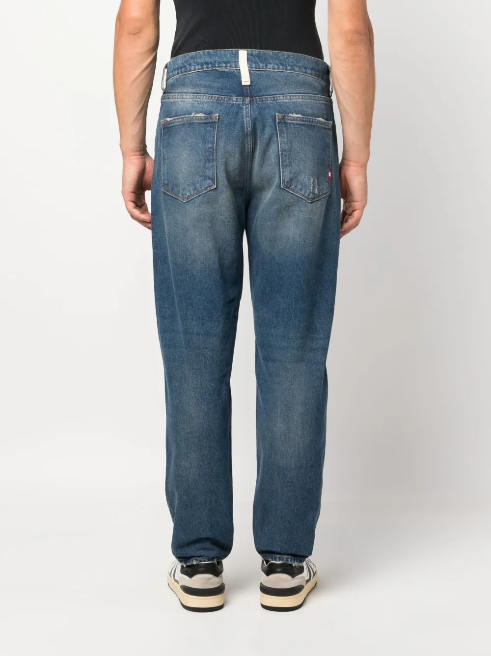 AMISH Jeans met toelopende pijpen Blauw