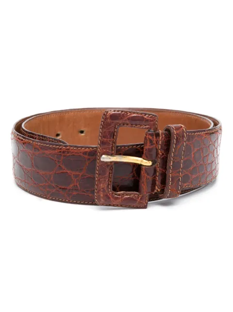 Prada Pre-Owned 2000s leather buckle belt