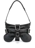 Blumarine small Butterfly leather shoulder bag - Grey