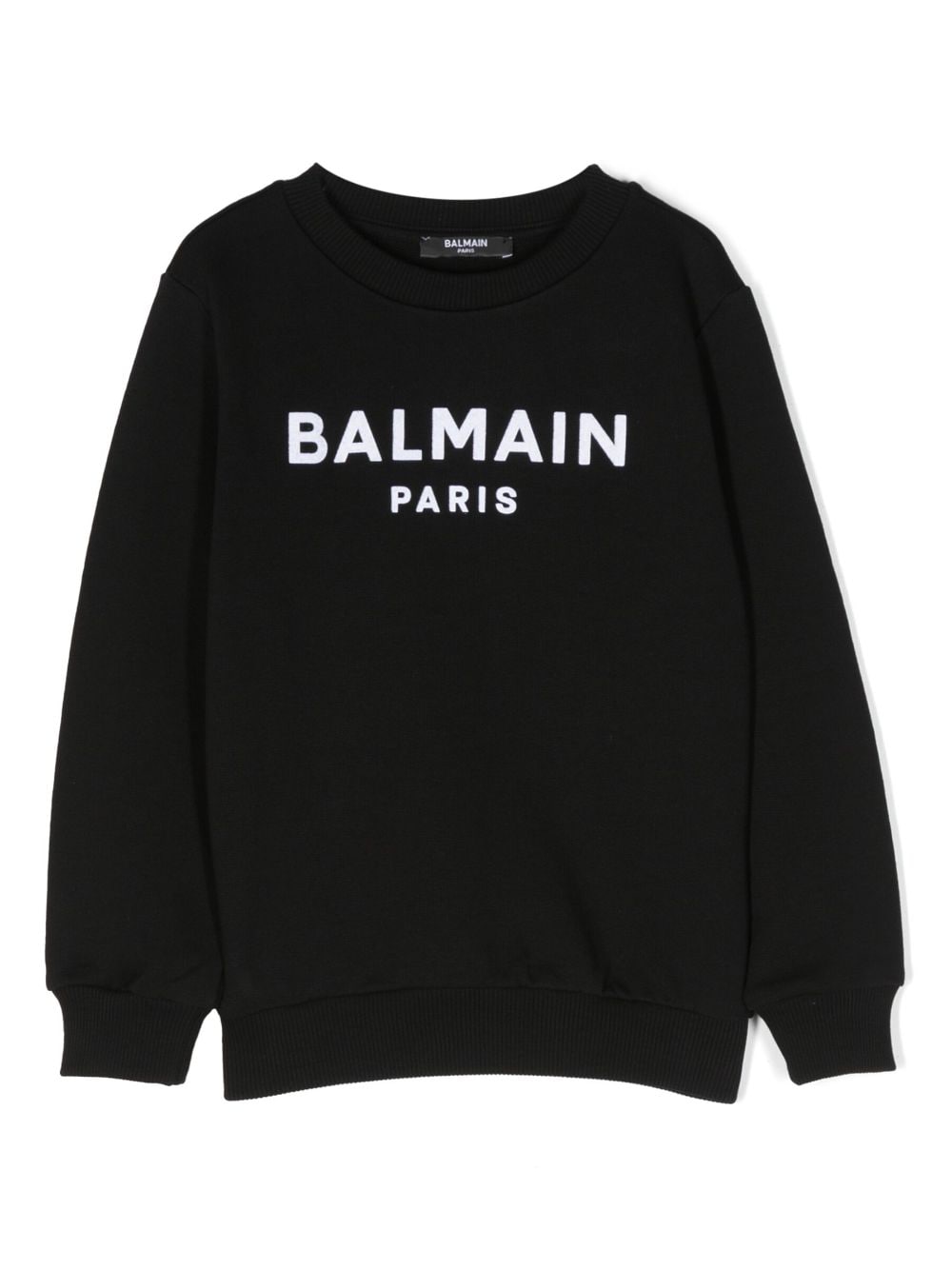 Balmain Kids logo-print Cotton Sweatshirt - Farfetch