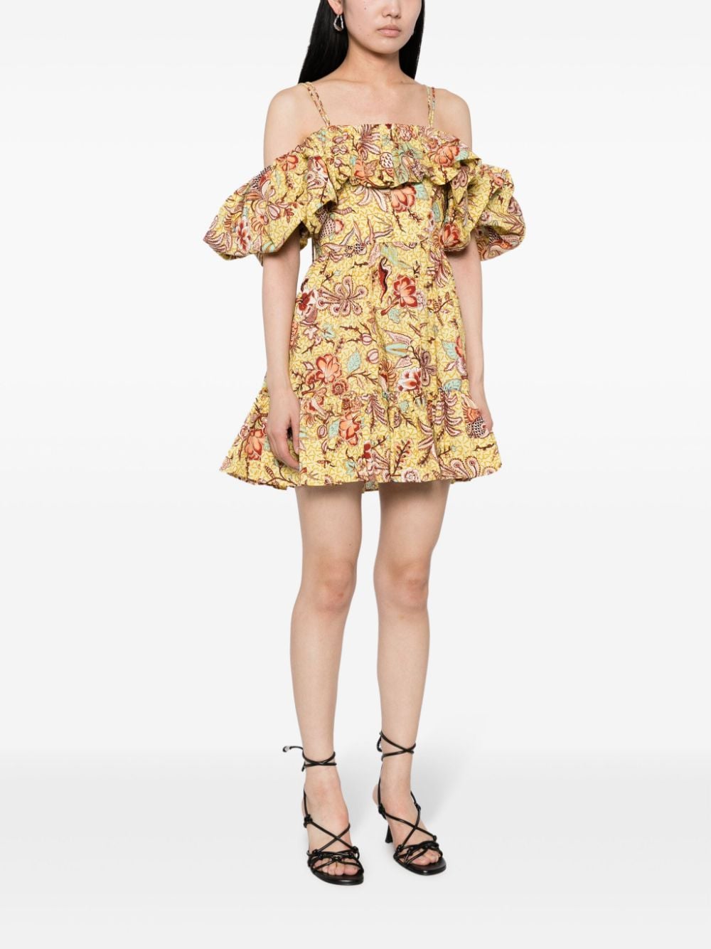 Ulla Johnson Mini-jurk met bloemenprint Veelkleurig