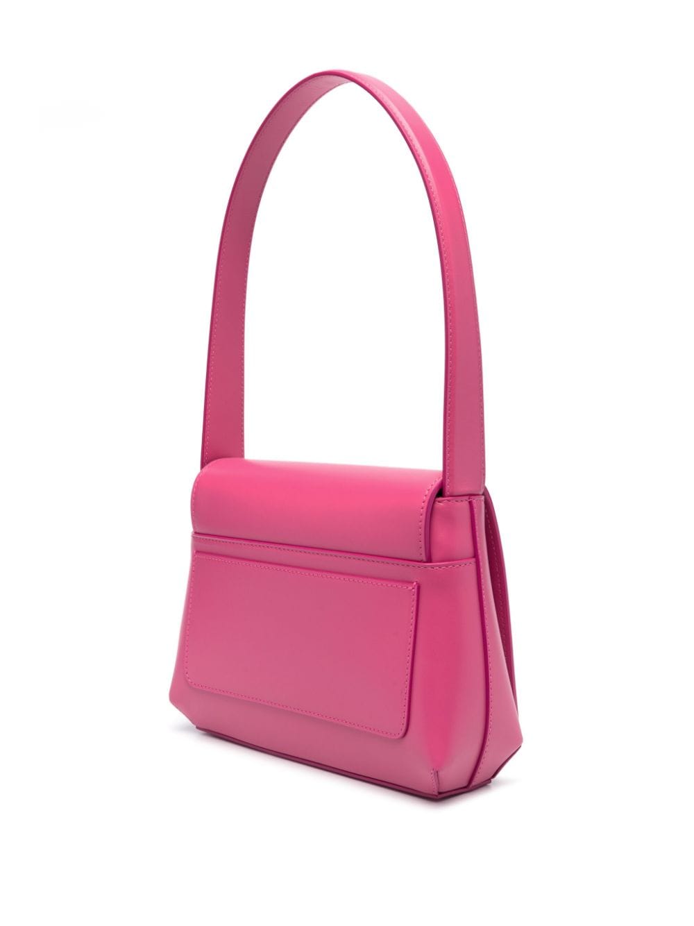 Shop Dolce & Gabbana Dg Logo Leather Shoulder Bag In Pink