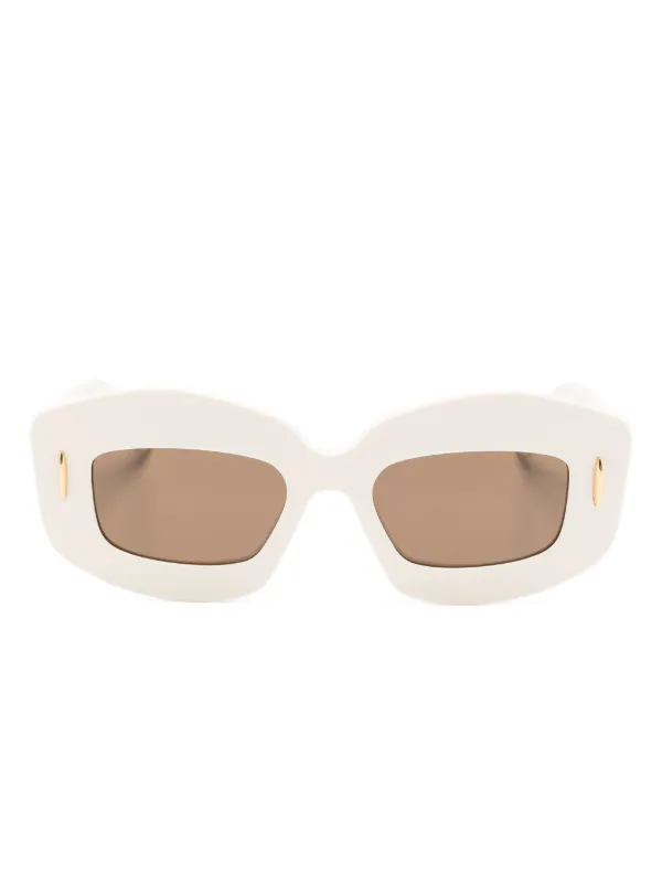 LOEWE EYEWEAR Screen rectangular frame Sunglasses Farfetch
