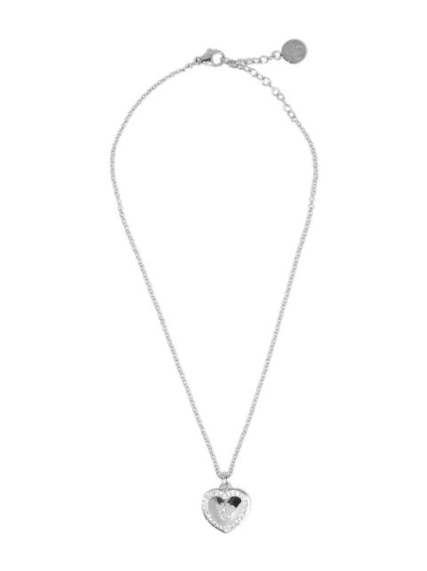 Versace Kids crystal-embellished heart-pendant necklace