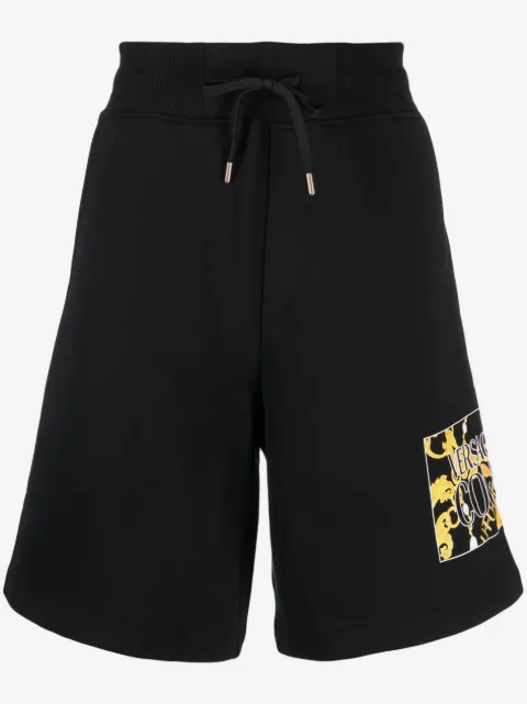 Versace Jeans Couture logo-print cotton track shorts