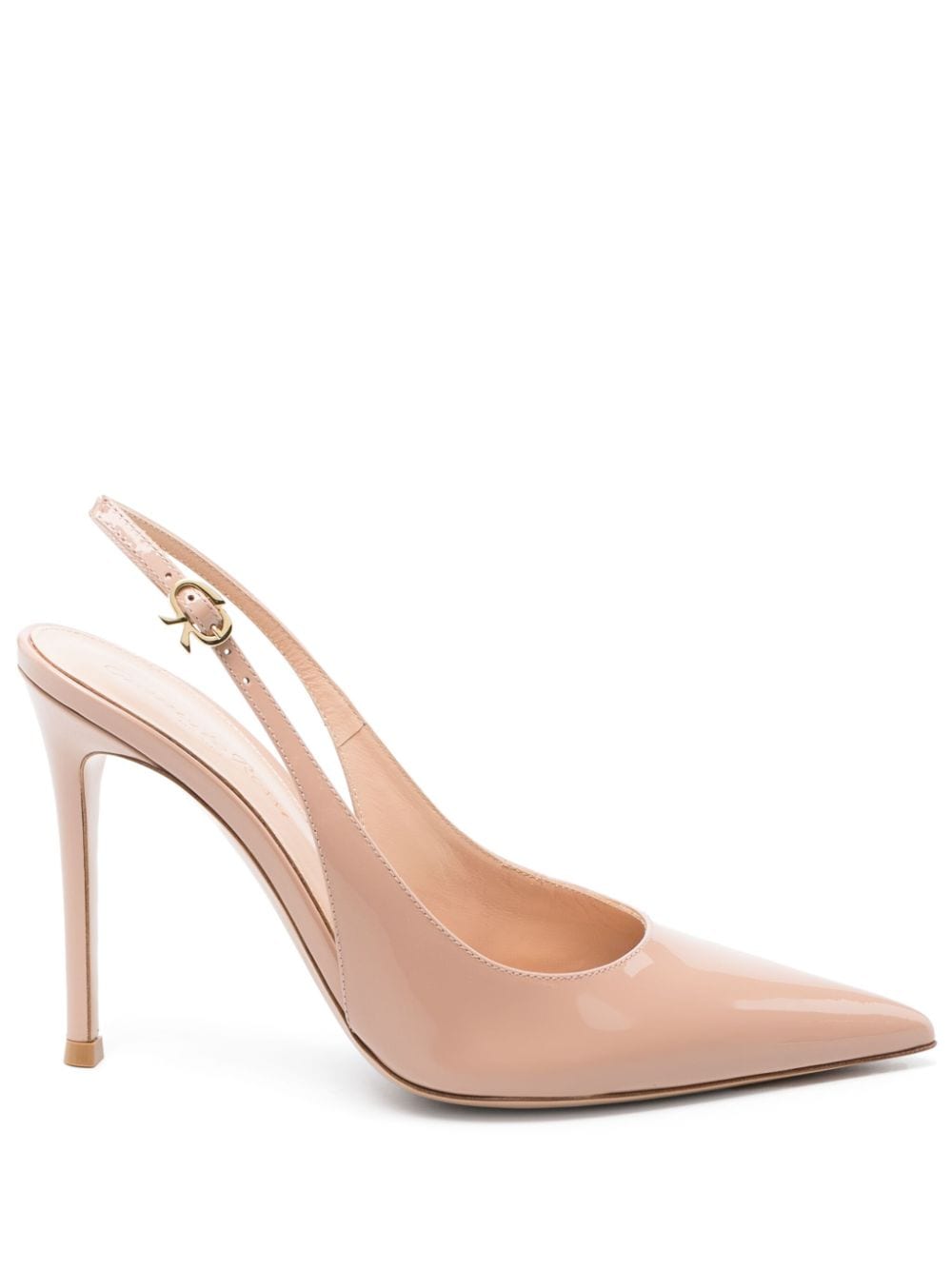Gianvito Rossi 112mm Pointed-toe Leather Pumps In Neutrals