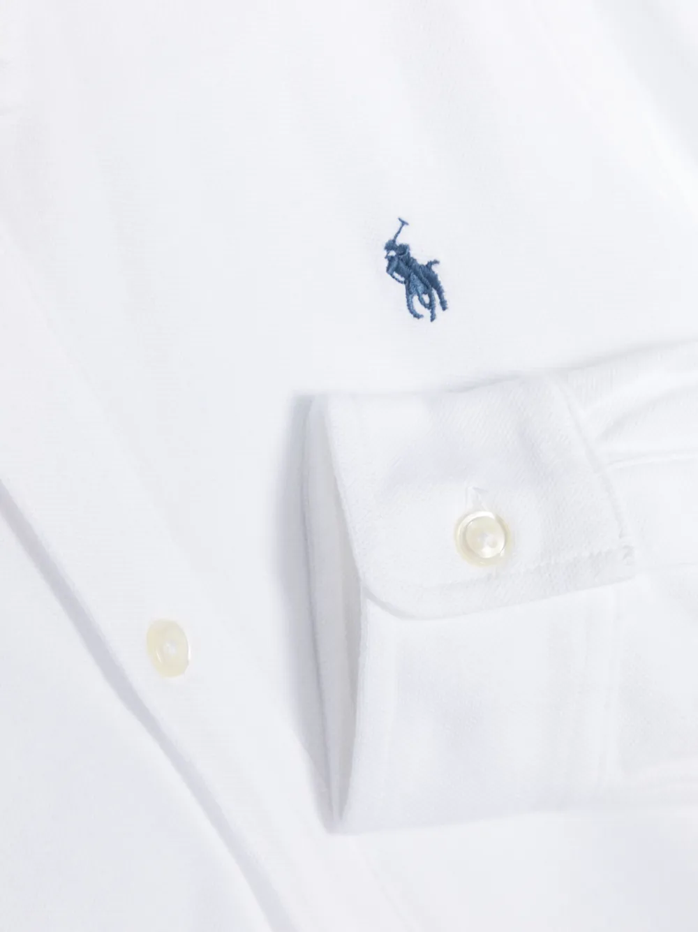 Polo Ralph Lauren Polo Pony Cotton Polo Shirt In White