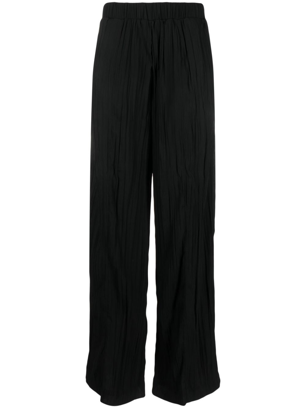 Calvin Klein straight-leg plissé trousers - Black