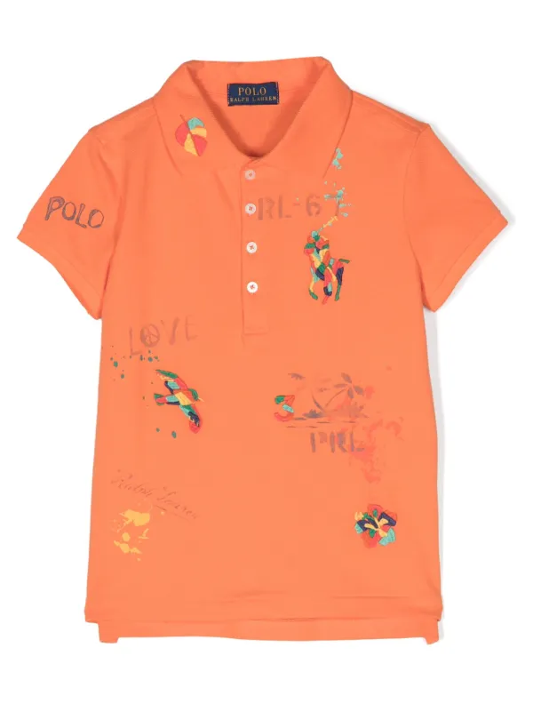 Kids orange polo hotsell