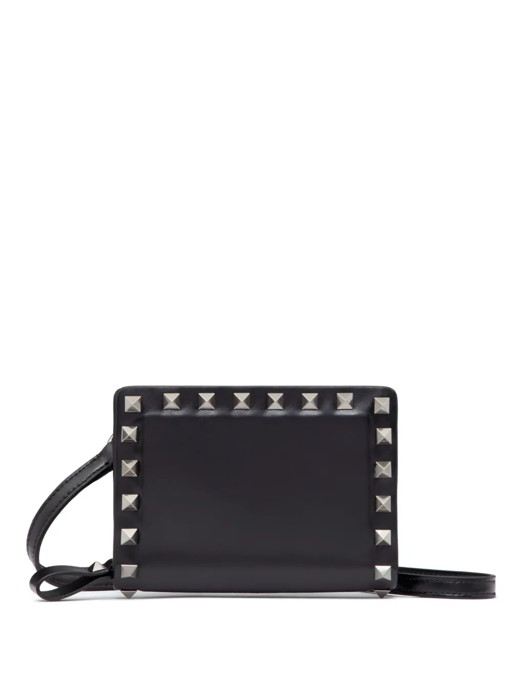 Valentino Garavani Rockstud leren portemonnee Zwart