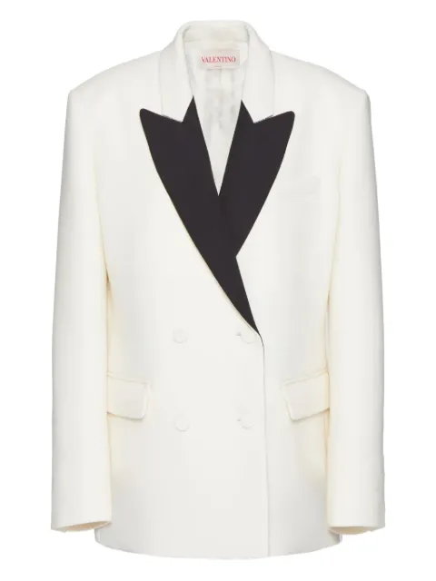 Valentino Garavani Double Crepe double-breasted blazer