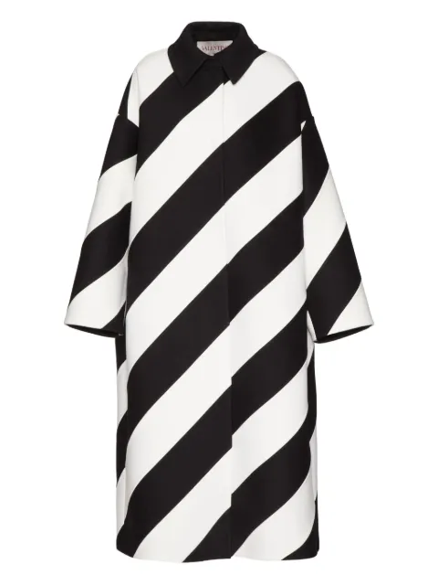Valentino Garavani Compact Strhype single-breasted coat