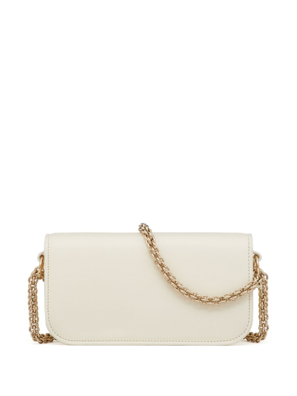 Valentino Garavani Locò leather shoulder bag - White