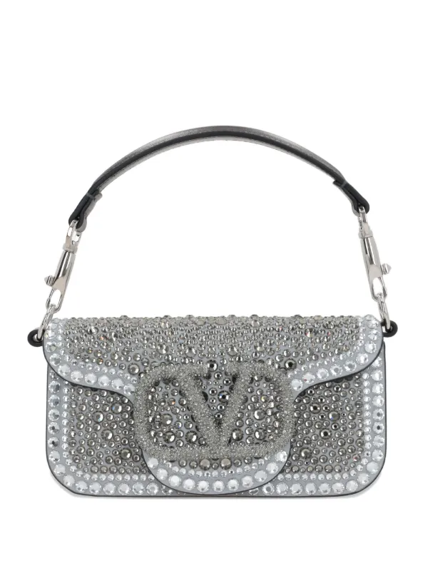 Valentino Garavani ロコ ショルダーバッグ S | シルバートーン