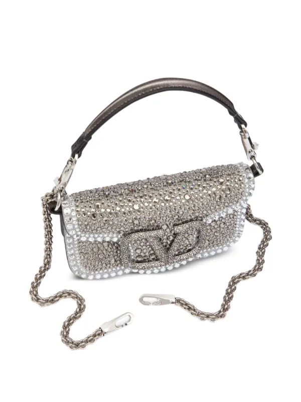 Valentino Garavani ロコ ショルダーバッグ S | シルバートーン