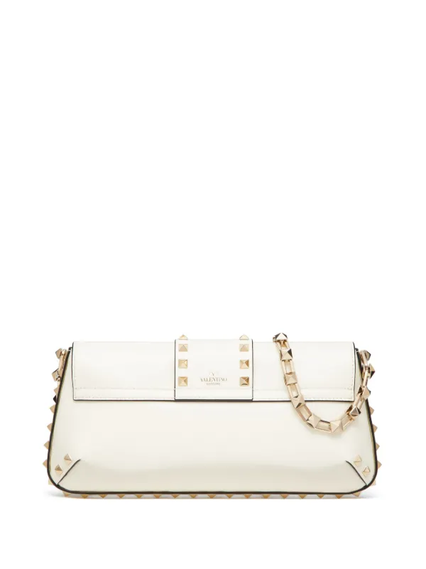 Valentino white studded bag sale