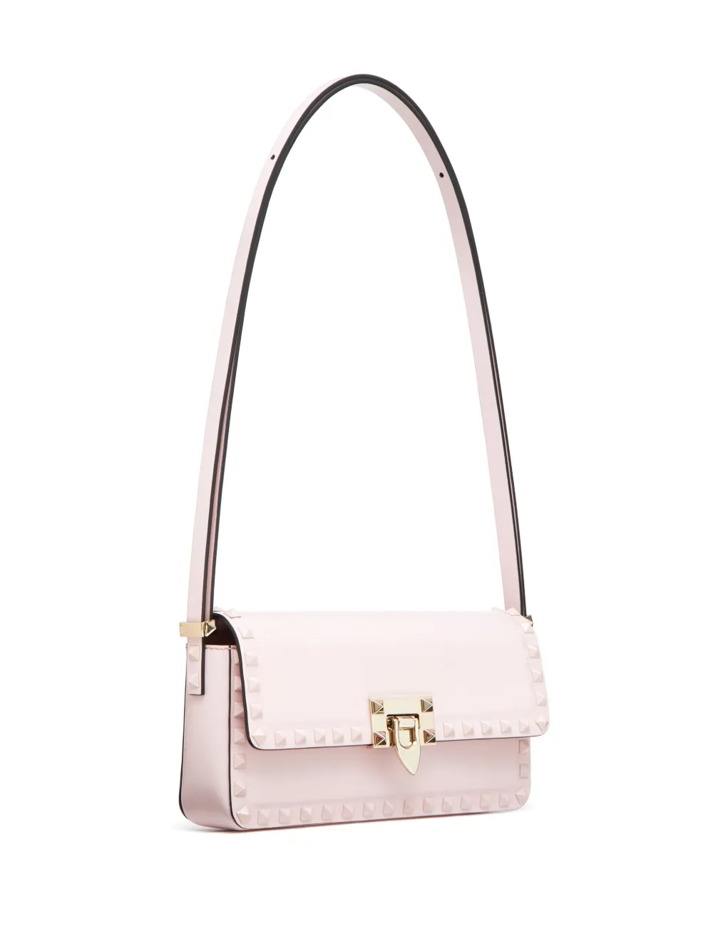 Affordable Valentino Garavani Rockstud23 E W leather shoulder bag WOMEN