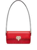 Valentino Garavani Rockstud23 E/W leather shoulder bag - Red