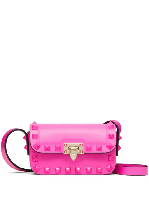 Valentino Garavani Bolsa de ombro Rockstud23 em couro