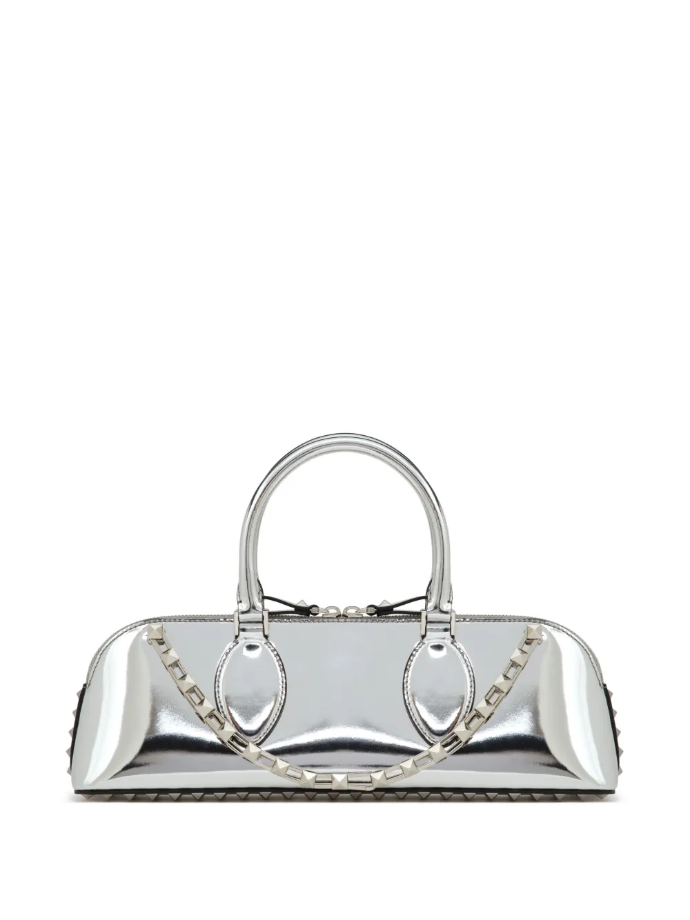 Valentino rockstud silver on sale bag